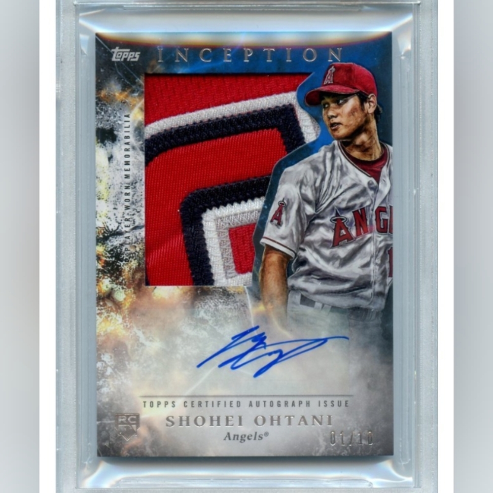 2018 Topps Inception Facsimile Auto Jumbo Patches Shohei Ohtani #IAJ-SO *RP*